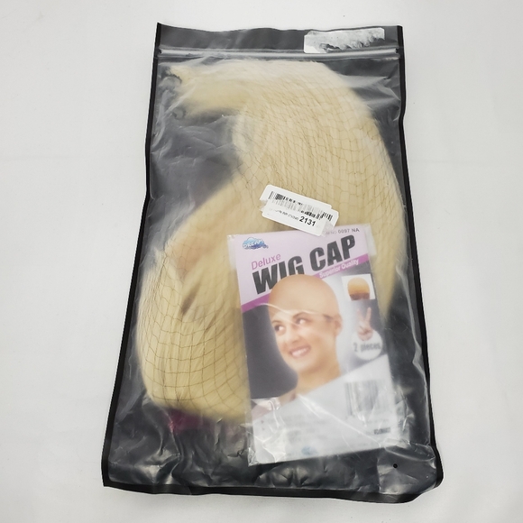 Blonde Straight Hair Wig with Bangs - Picture 7 of 7